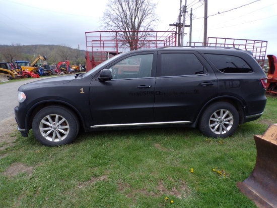 2014 Dodge Durango AWD, Black, 206,345 Mi., Vin # 1C4RDJAG0EC557347, Runs a
