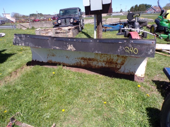 Blizzard 7' Snowplow Blade, Hyd. Angle,NO TRUCK FRAME PARTS, White (9198)