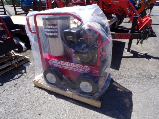 New Magnum 4000 Series Gold Hot Water Pressure Washer, 15 HP Electric Start