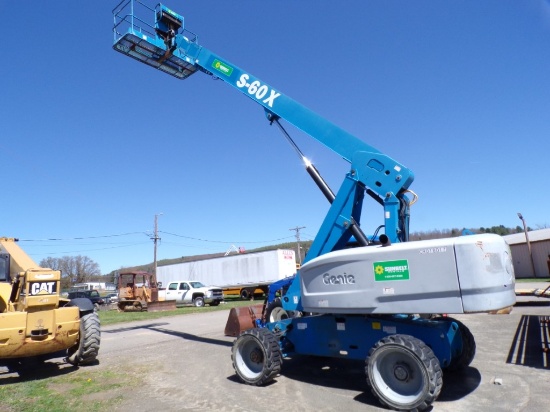 2015 Genie S-60-X Boom Lift 4wd Deutz Diesel 4322 Hours SN S60X15A 29567 (5