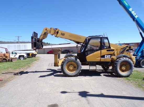 Cat TH460B Telehandler/Forklift, 10,000 Lb. Capacity, 46' Reach, EROPS, Hyd