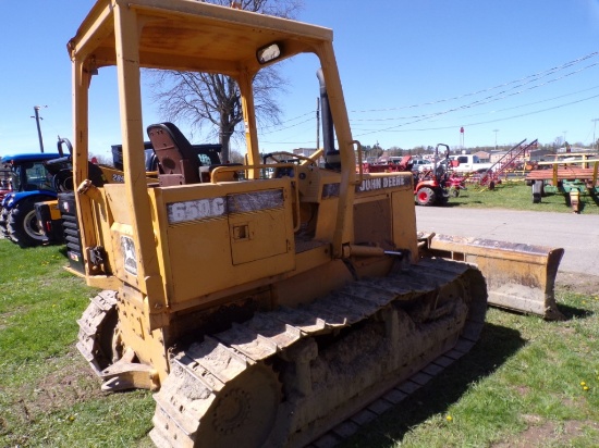 John Deere 650G Dozer, 6-Way Blade, OROPS, Good U/C 11,267 Hours, Power Shi