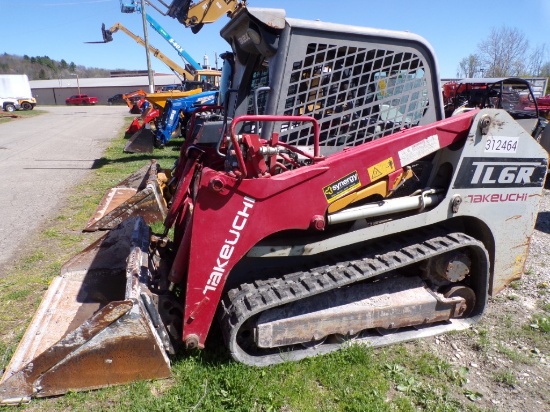 2018 Takeuchi TL6R Tracked Skid Loader, OROPS, Hi-Flow Aux. Hyds., Good Tra