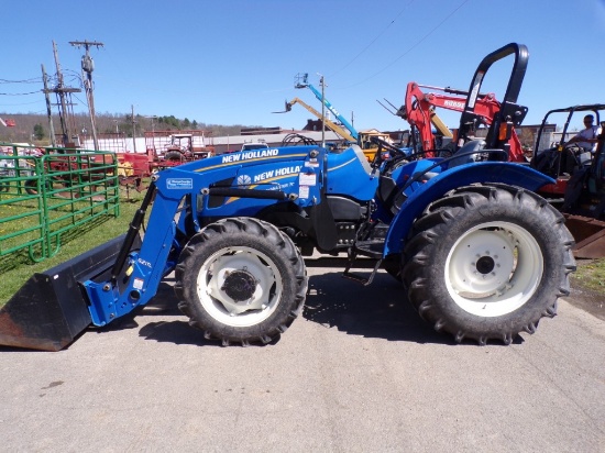 New Holland Workmaster 70 Utility Tractor w/621TL Loader w/SSL Bucket Coupl