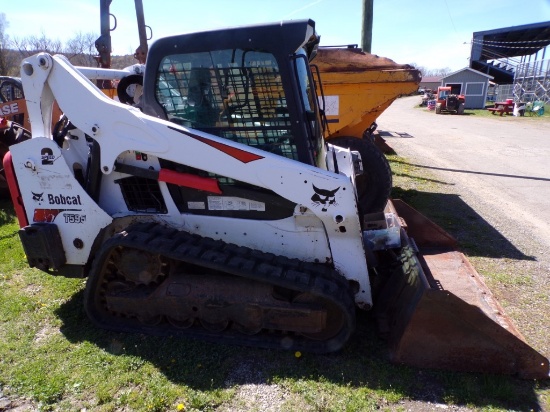 2018 Bobcat T595 Tracked Skid Steer, 2 Spd., High Flow Hydraulics, 66'' Buc