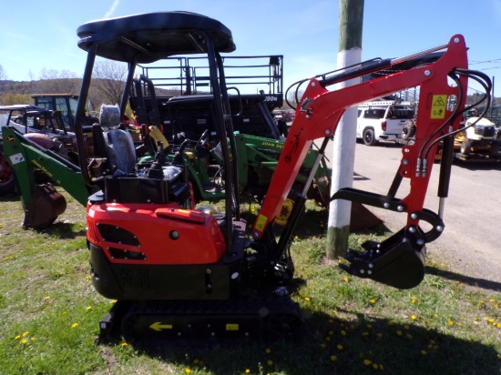 New CFG - AGT NT18K Mini Excavator, Orange, Kubota 3 Cyl. Diesel Engine, Pi