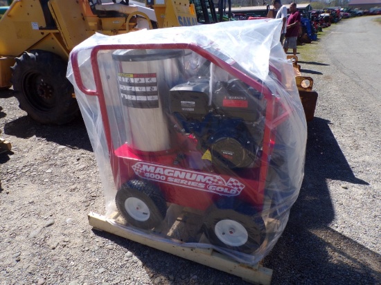 New Magnum 4000 Series Gold Hot Water Pressure Washer, 15 HP Electric Start