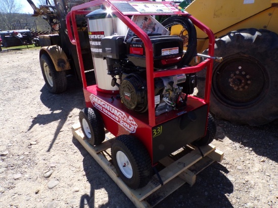 New Magnum 4000 Series Gold Hot Water Pressure Washer, 15 HP Electric Start