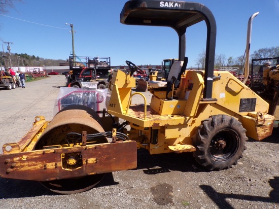 Sakai SV201D Vibratory Dirt Roller, 2967 Hrs., SN VSV14D (5440)