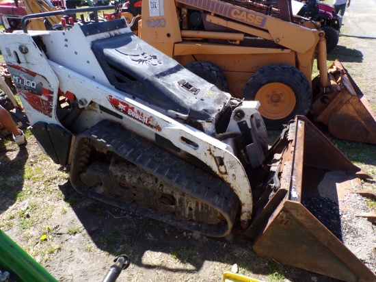 2020 Bobcat MT100 Tracked Mini Skid Loader, Aux. Hyds, Runs & Drives, NEEDS