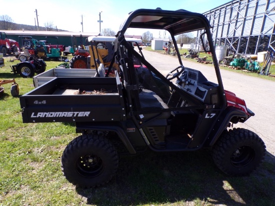 New 2023 Land Master L7 4 x 4 Gas Side by Side, Canopy, Manual Dump, 2.2 Hr