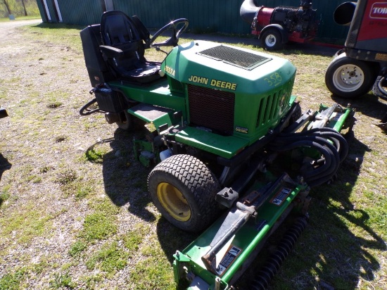 John Deere 2653A Liquid Cooled Diesel 3 Wheeled Commercial Reel Mower, 7' W