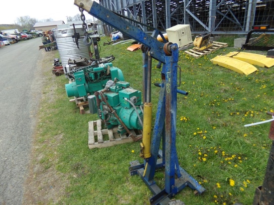 Blue Folding Engine Hoist (5257)
