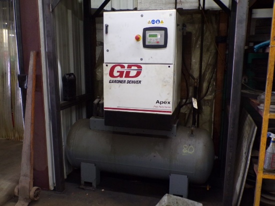 Gardner Denver Apex Horizontal 80 Gal. 7.5 HP Commercial Air Compressor