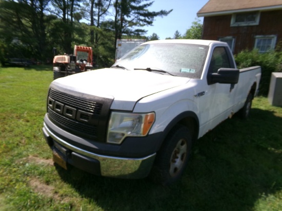 2009 Ford F-150 XL 2 WD Long Box, White, Auto, Triton 4.6L, Runs Good, Vin