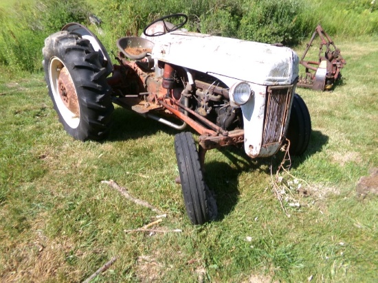 Ford 8N 2 WD Tractor, Gas, 3 PT PTO, Good Rubber on Rear, Shows 2,767 Hrs.,