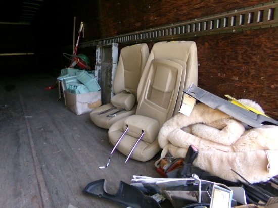 (3) Bucket Seats - (2) Tan, (1) Black (Storage Trailer)