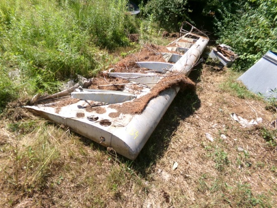 Pair of Aircraft Wings, Aluminum Framed, Fabric Skinned, ROUGH SHAPE, GOOD