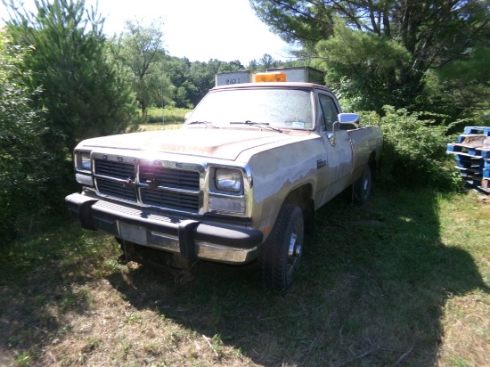 1992 Dodge Power Ram 250, Gold, Shows 70,485 Miles, Vin # 1B7KM26CXNS658611