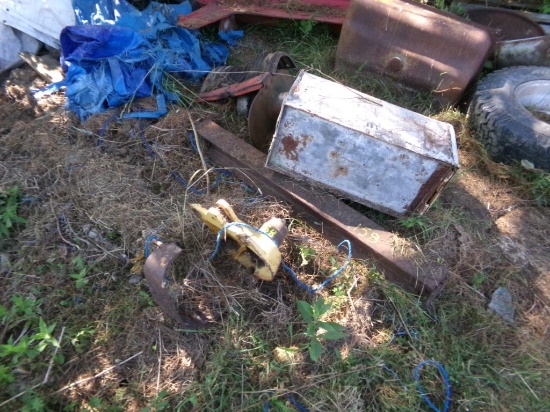 Part of Sickle Bar Mower, Lg. Mailbox and Length of I-Beam (Outside)
