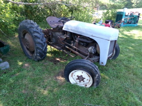 Ferguson 2 WD Tractor, 3 PT PTO with Draw Bar, Converted to 12V, Rear Tires