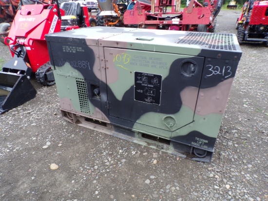 Military 10 KW Diesel Generator, Onan, Model MEP-803A, 1045 Hrs., Works, Ne
