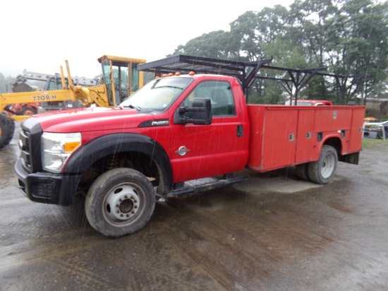 2013 Ford F-450 Service Body Truck, 6.7 Diesel Engine, Auto Trans., 12' Ser