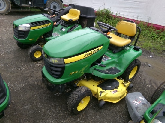 John Deere X320 with 48'' Deck, 22 HP I-Torque Engine, Hydro, 947 Hrs., SN
