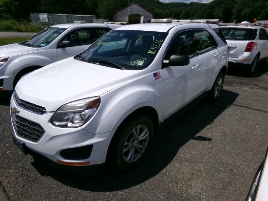 2017 Chevrolet Equinox LS AWD, White, 104,016 Miles, Vin #: 2GNFLEEK8H63226