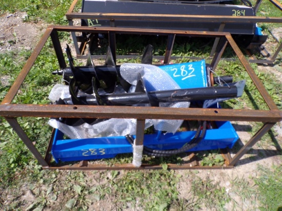 AGT Hyd. Skid Steer Auger Drive w/ 3 Bits, 6'', 12'', & 14''. Model ECAG (3