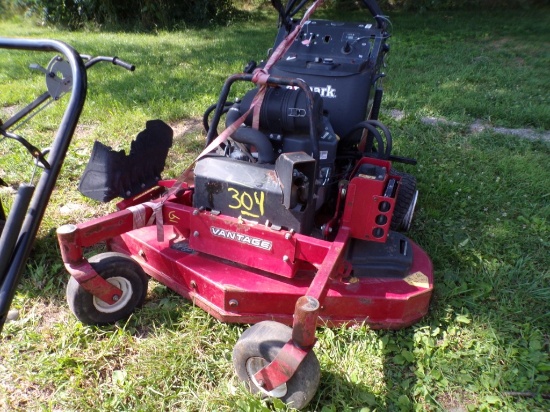 Ex Mark Vantage Stand On Commercial Mower, 54'' Deck, Kawasaki Eng- UNKNOW