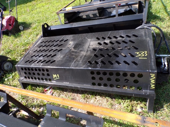 New Giyi 78'' Hyd. Skid Steer Rock Rake- RR78 (3RD ROW)