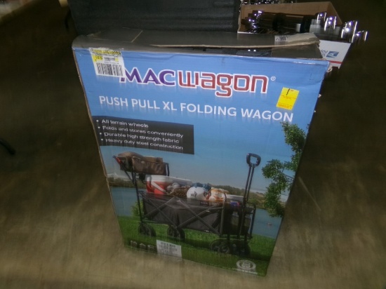 Mac Wagon Push Pull XL Folding Wagon, Looks New in Box