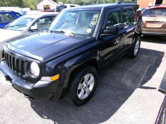2016 Jeep Patriot Sport 4x4 Black, Over-Sized Tires,98,538 Miles, Vin #: 1C