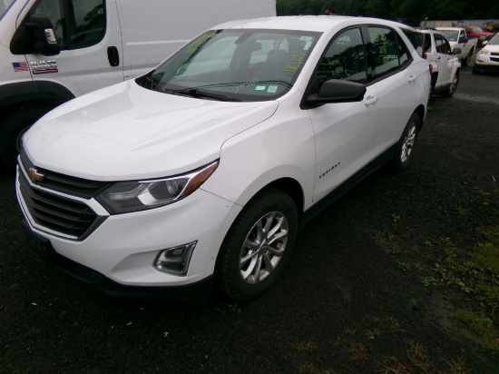 2018 Chevrolet Equinox LS AWD, White, 110,631 Miles, Vin # 2GNAXREV1J620926