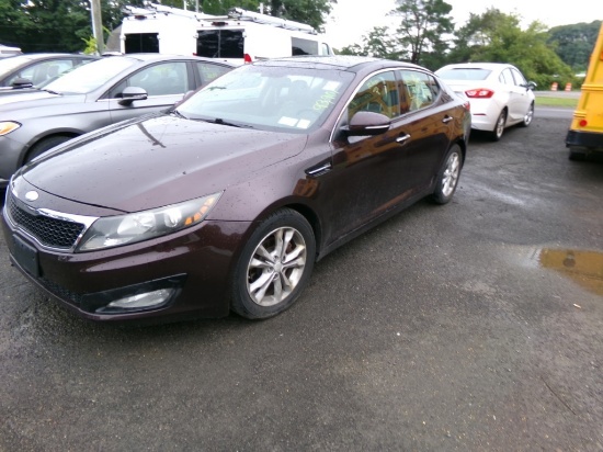 2013 Kia Optima EX, Maroon, 93,907 Miles, Vin # 5XXGN4A73DG192618, EX, Leat