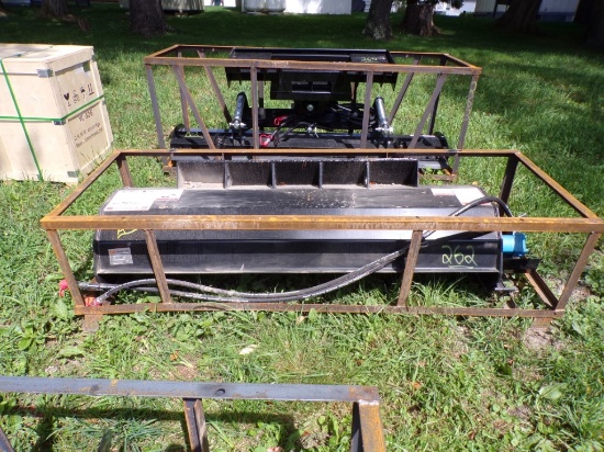 New AGT Mower King Hydraulic 72'' Skid Steer Rotary Tiller, FC55TR072