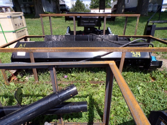 New AGT Mower King 72'' Hyraulic Skid Steer Rotary Tiller, ECSSTR072