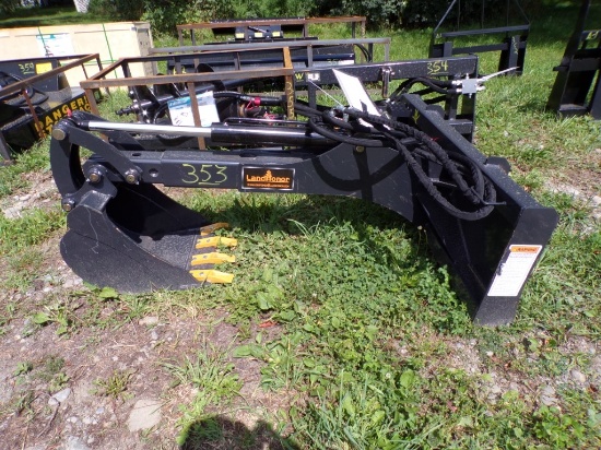New Land Honor Hydraulic Skid Steer Big Arm Backhoe with 18'' Bucket, BH-12