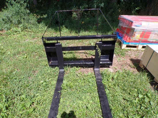New AGT 48'' Step Thru Skid Steer Pallet Forks