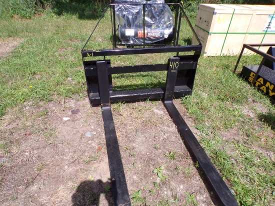 New AGT 48'' Step Thru Skid Steer Pallet Forks