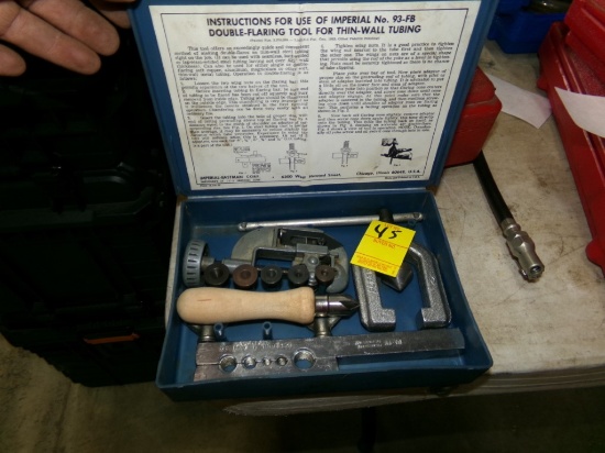 Imperial Tubing Tool Kit, Double Flaring Tool with Cutter and Deburring Too