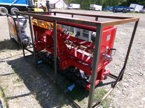 New AGT No Till Seeder for 3 PT Hitch or Skid Steer, Dual Mount