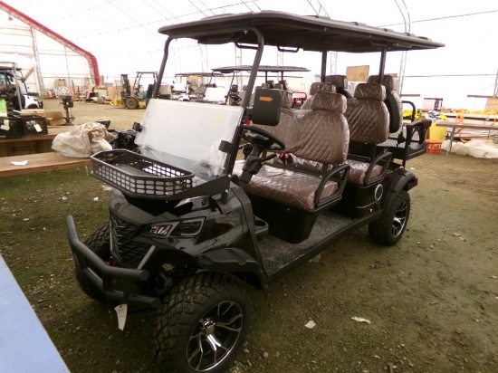 New SDL OOL Off Road Golf Cart with Front Basket, 6 Seater, Electric, Full