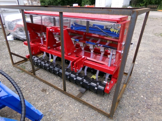 New AGT No Till Seeder for 3 PT or Skid Steer, Red