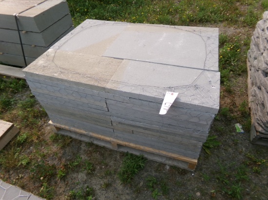 Pallet Of 1 1/2'' Thick Cut Stone Patio Kit/Pattern, Asst. Dimensions- 156