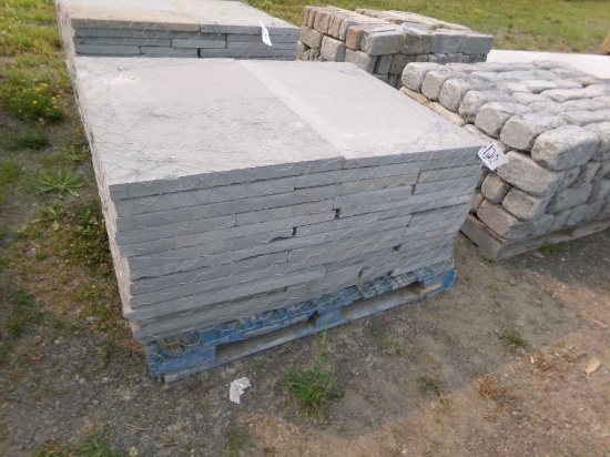 Pallet Of 1 1/2'' Thick Thermaled Cut Stone Patio Kit/Pattern, Asst. Dimens
