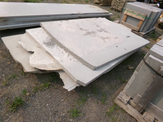 Group Of 2'' Thick Thermaled Stone Cutting Stock 4pcs- 100 Sq.Ft. (SOLD BY