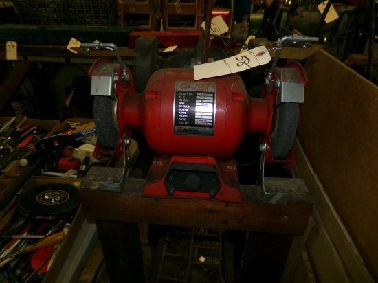 American Forge and Foundry 6'' Grinder, Red, NO STAND