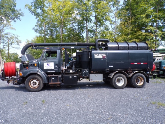 2001 Sterling Vac Truck Cab and Chassis, PTO Driven, w/ Safe Jet Vac Sewer